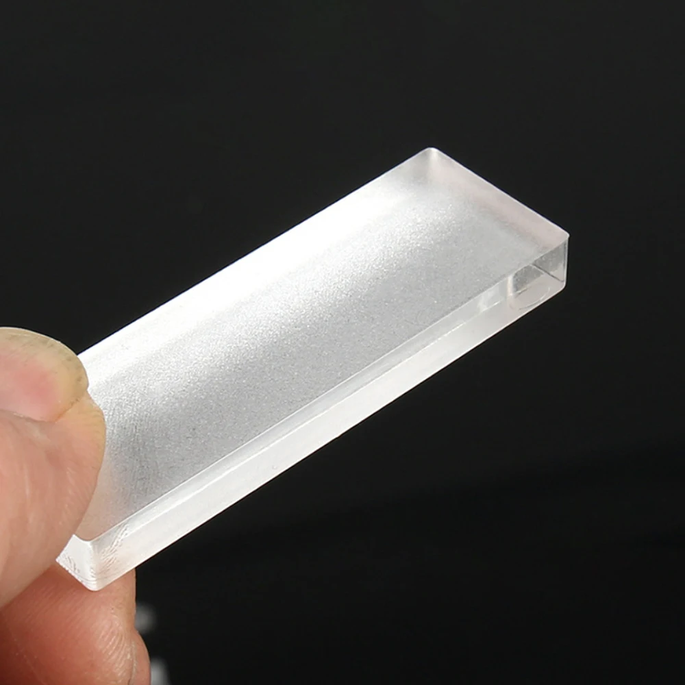 8 Chiếc Acrylic Quang Lõm Lồi Lăng Kính Ống Kính Bộ Cho Tiểu Học Sinh Vật Lý Quang Học Bộ Phòng Thiết Bị