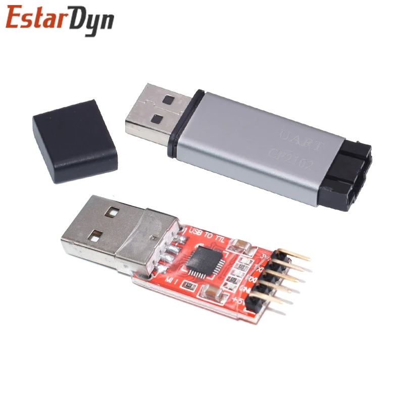 CP2102 USB 2.0 para UART TTL 5PIN Módulo Conector, Conversor de Série, Substituir STC, FT232, CH340, PL2303