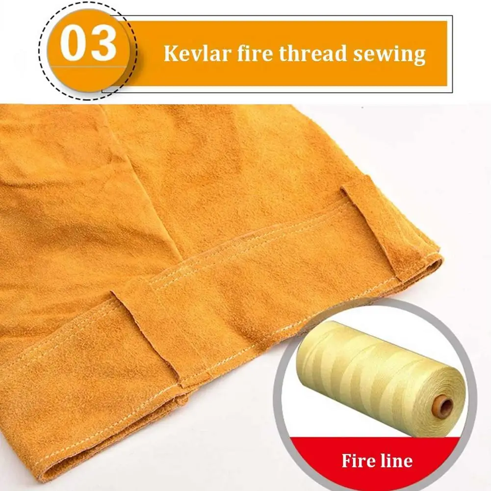 Welding Clothing Workwear Protective Suit Durable Splash-proof Adiabatic Flame Heat Resistant Clothes for Male