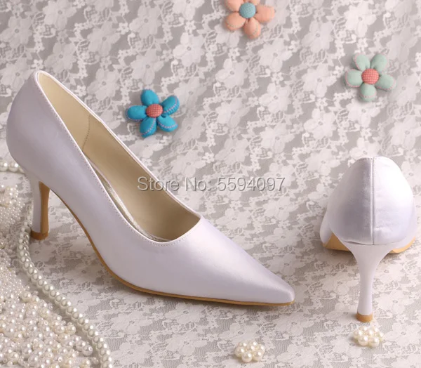 Custom Handmade 8CM Navy Prom Heels for Women Pointed Toe Size 9 Ladies Pumps Fashion Shoes