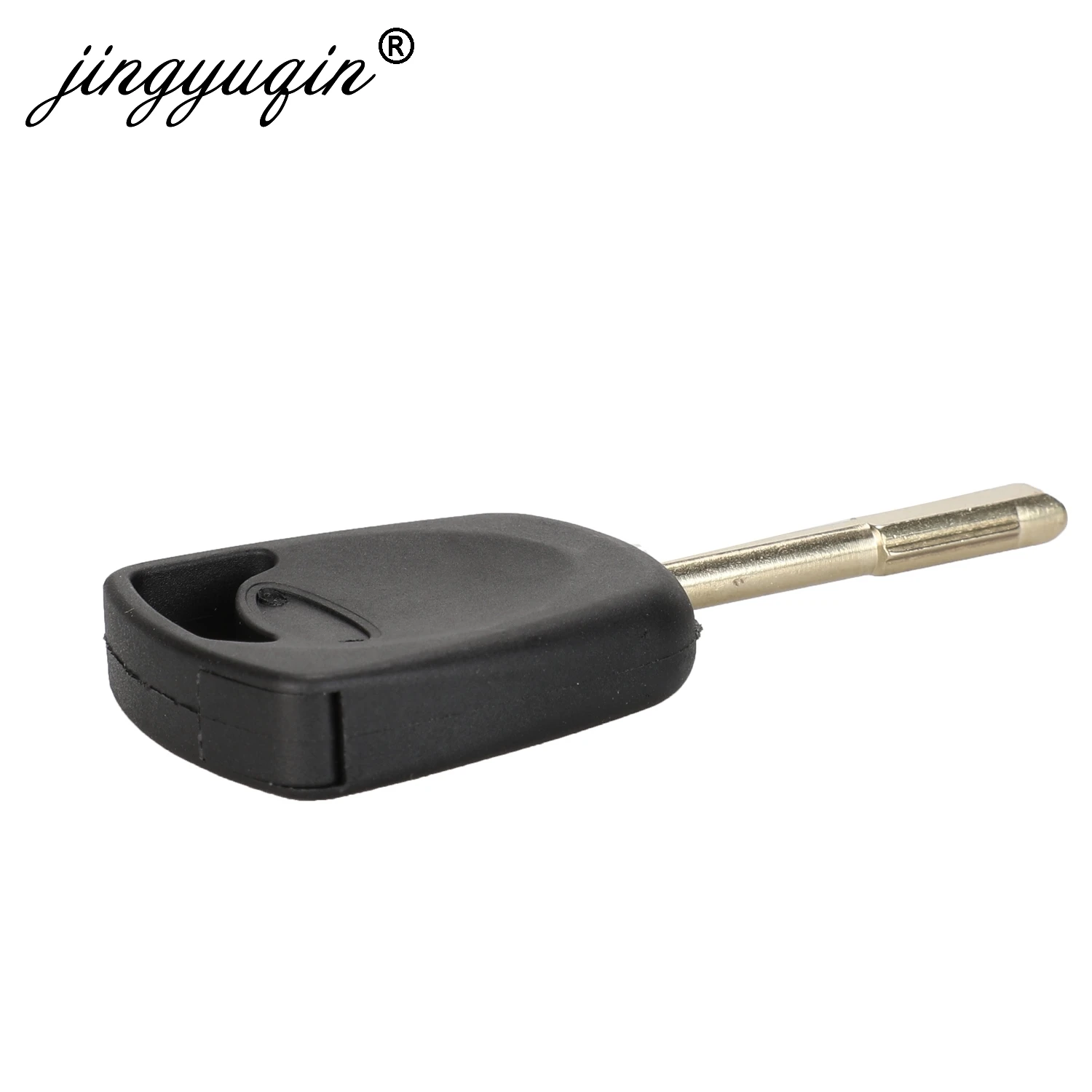 jingyuqin Transponder Uncut Blank Blade Key Shell For Ford Focus Mondeo KA Jaguar XJ8 Transit Connect Uncut No Chip