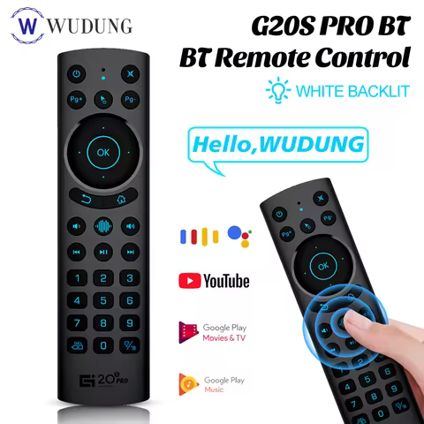 Voice Remote Control 2.4G Wireless Air Mouse G20S G10S PRO BT 5.0 Remote For Android TV BOX X96 A95X Tanix W2 TX68 X98 H96 Max