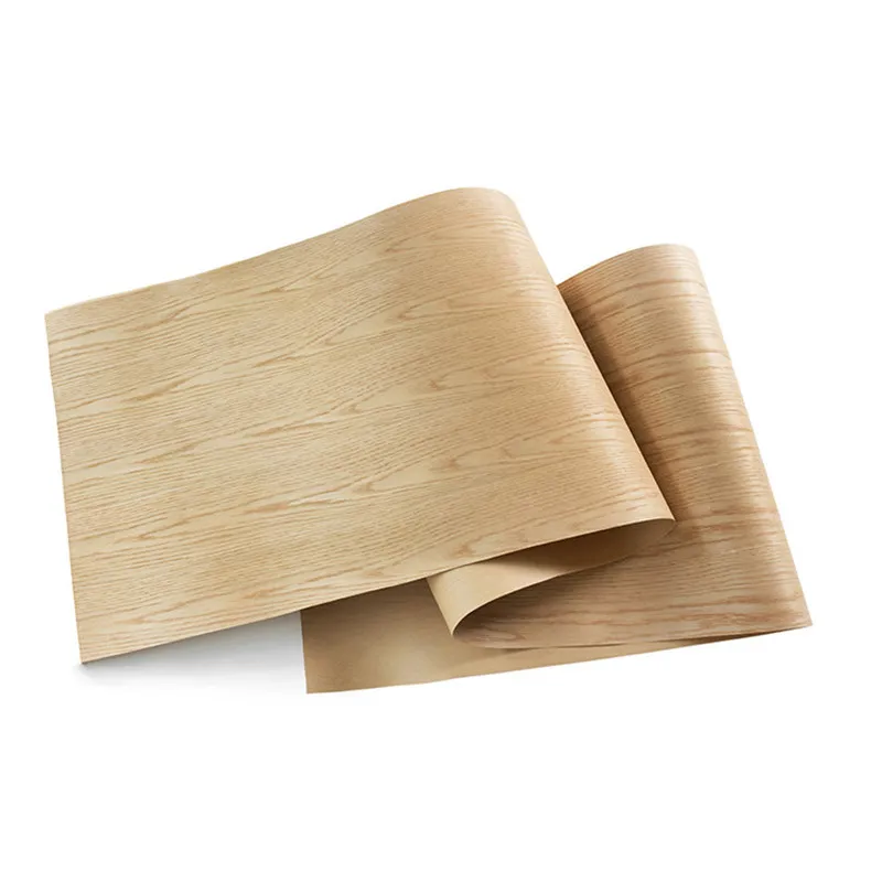 

Natural Wood Veneer White Oak for Furniture 60x250cm Kraft Paper Backing 0.25mm C/C