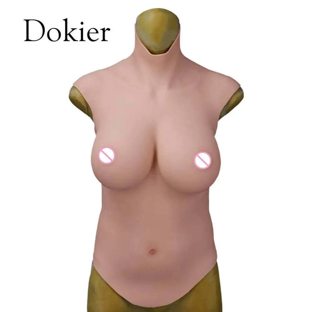 

Dokier Crossdresser Realistic Silicone Breast Forms Fake Boobs Plate Enhancer Tits Shemale Transgender Drag Queen Crossdressing