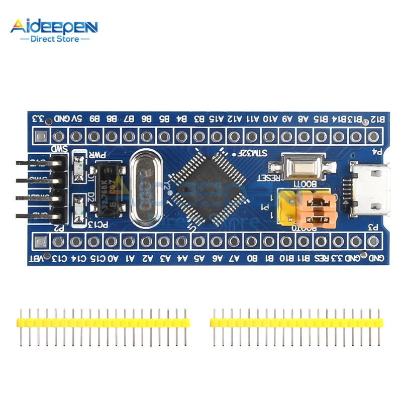 Минимальная плата разработчика цистеров STM32F103C6T6 ARM STM32 может заменить встроенную одночиповую микрокомпьютерную основную плату STM32F103C8T6