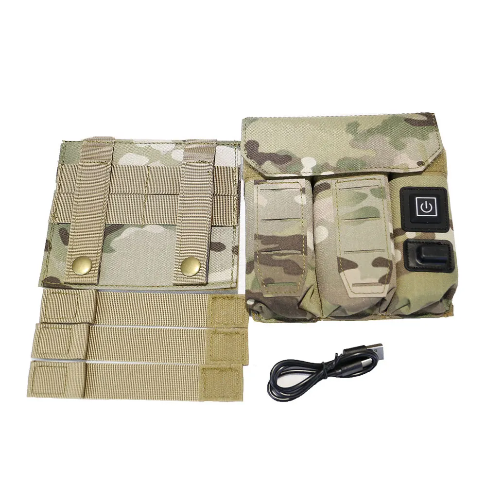 Imagem -03 - Sinairsoft Coldre de Revista mm Bolsa com Função de Aquecimento Acessório de Caça Pistola Carregamento Usb Temperatura Ajustável