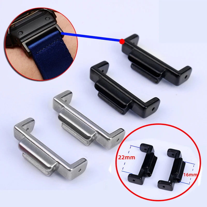 

Refit Watch band Connector For Casio G-SHOCK DW5600 GW-M5610 GWM5610 GA110/100/120 GA2100 GM2100 Stainless Steel Adapter 16mm