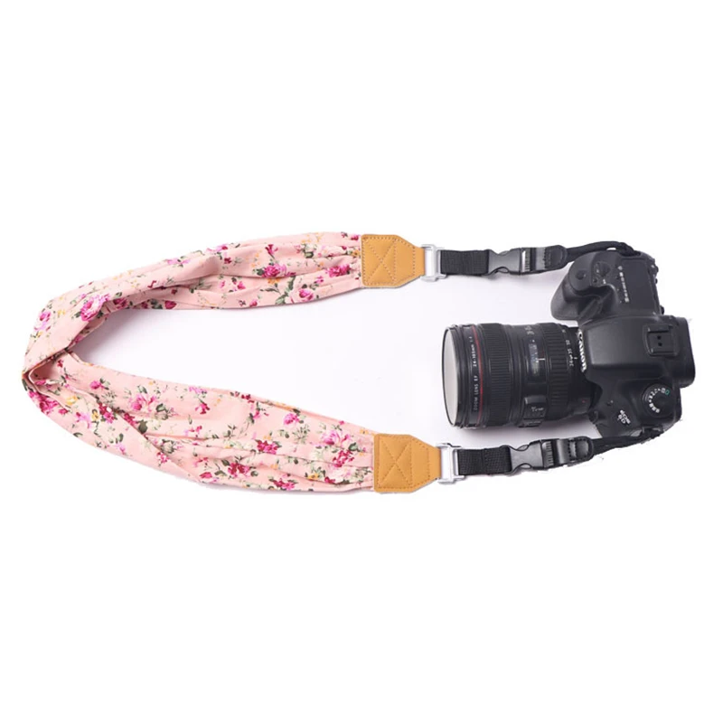 Sciarpa universale tracolla per fotocamera DSLR Vintage cintura per collo sospesa per accessori per fotocamere singole Instax/Digital