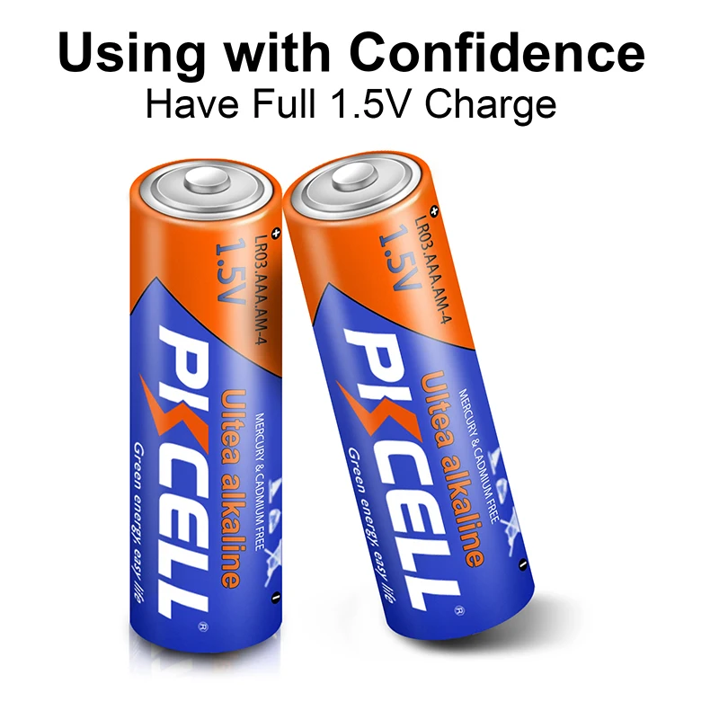 60pcs PKCELL AAA Alkaline battery 3A lr03 1.5V dry Batteries E92 AM4 MN2400 MX2400 pilas aaa battery toothbrush Walkman Clock