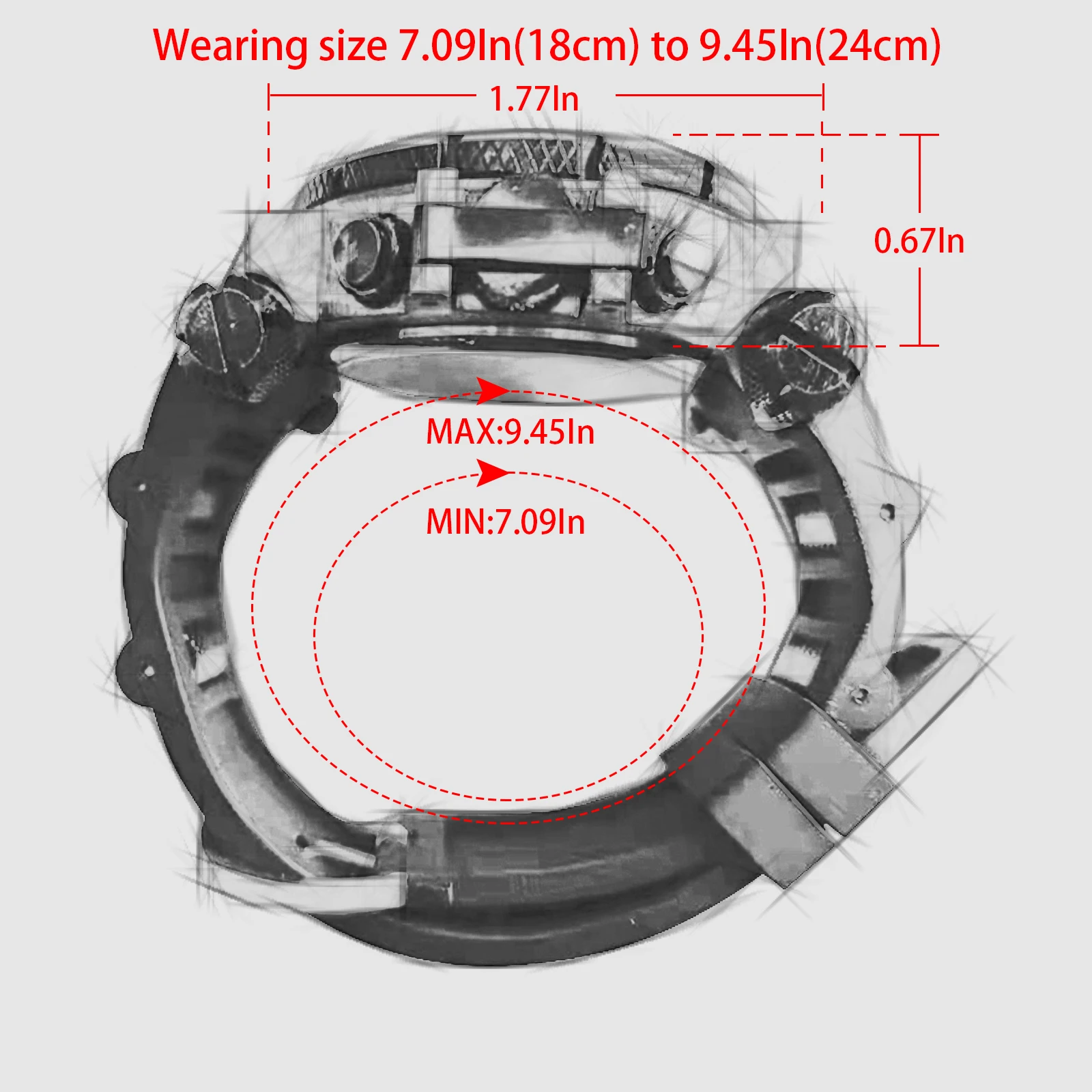 LOQNCE S8022 Orologio da uomo nuovo al quarzo elettronico doppio movimento sveglia calendario settimana orologi impermeabili da uomo multifunzionali