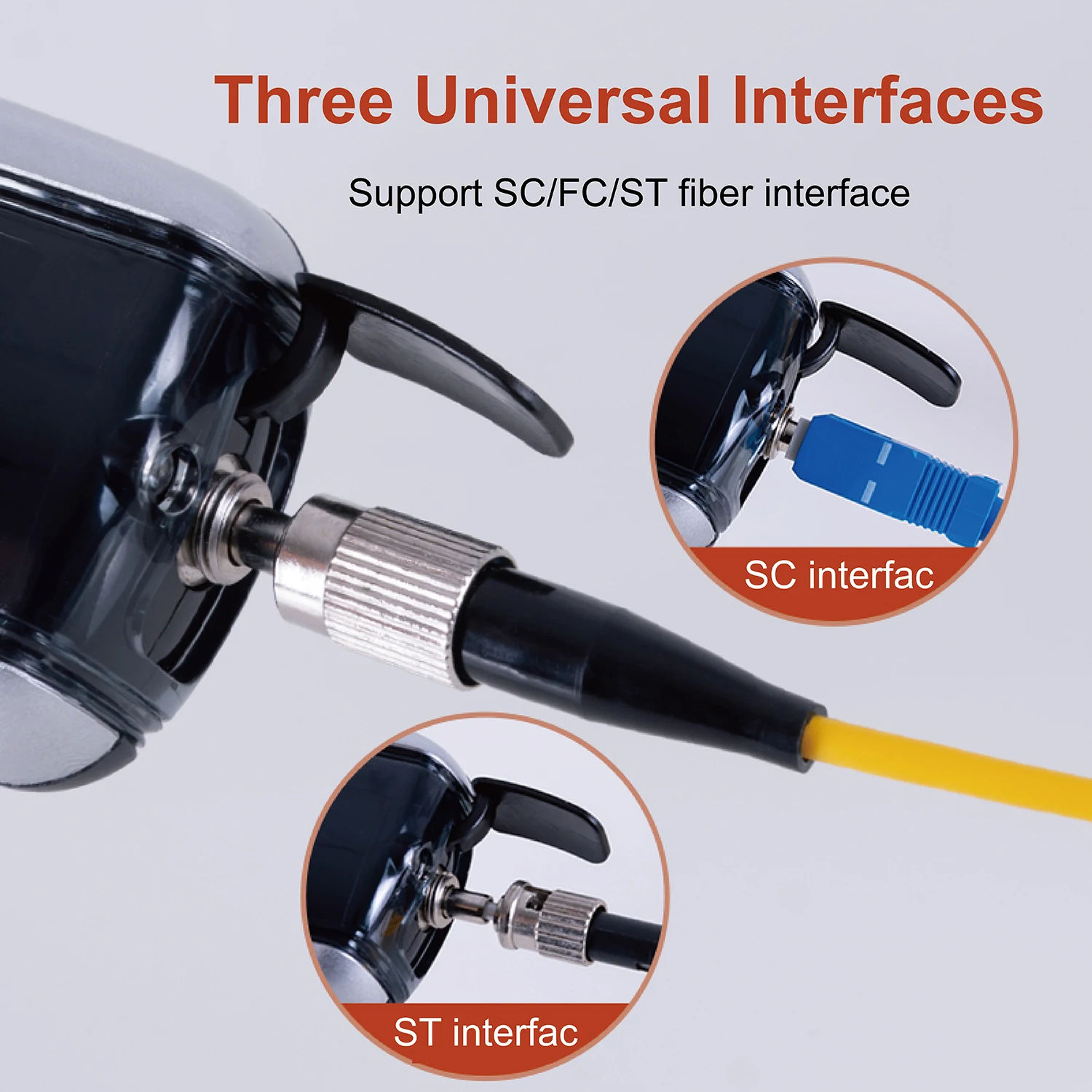 高解像度光ファイバーフォトメーター,光減衰検出器,カラースクリーン,sc,fc,st,newを備えた光パワーメーター