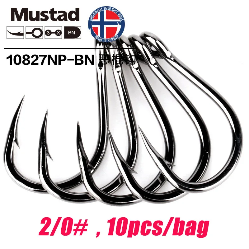 Mustad Norwegen Origin Meeresangelhaken Super Power Big Size Circle Angelhaken,1 # -12/0 # ,10827NP-BN