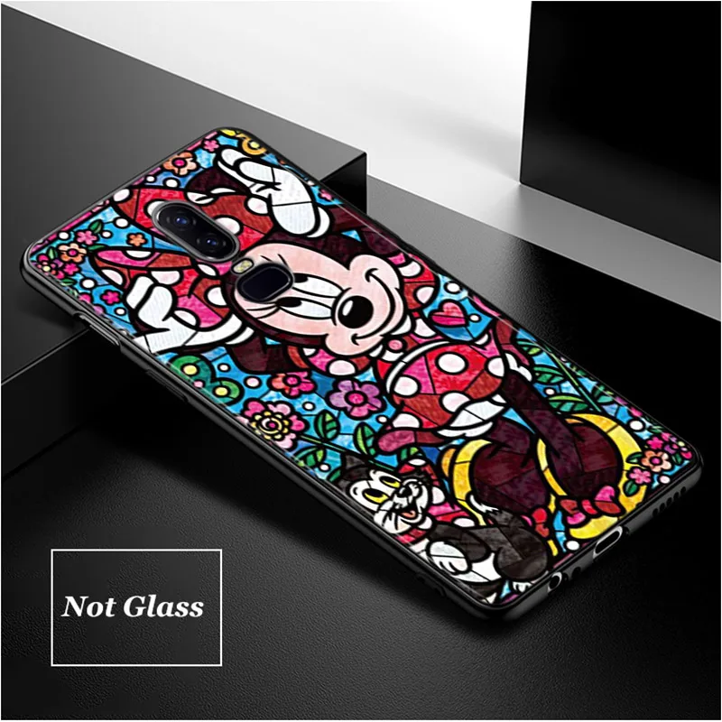 Disney Mosaic Stitch Princess For OnePlus 9 9R Nord CE 2 N10 N100 8T 7T 6T 5T 8 7 6 Pro Plus 5G Silicone Black Phone Case Cover