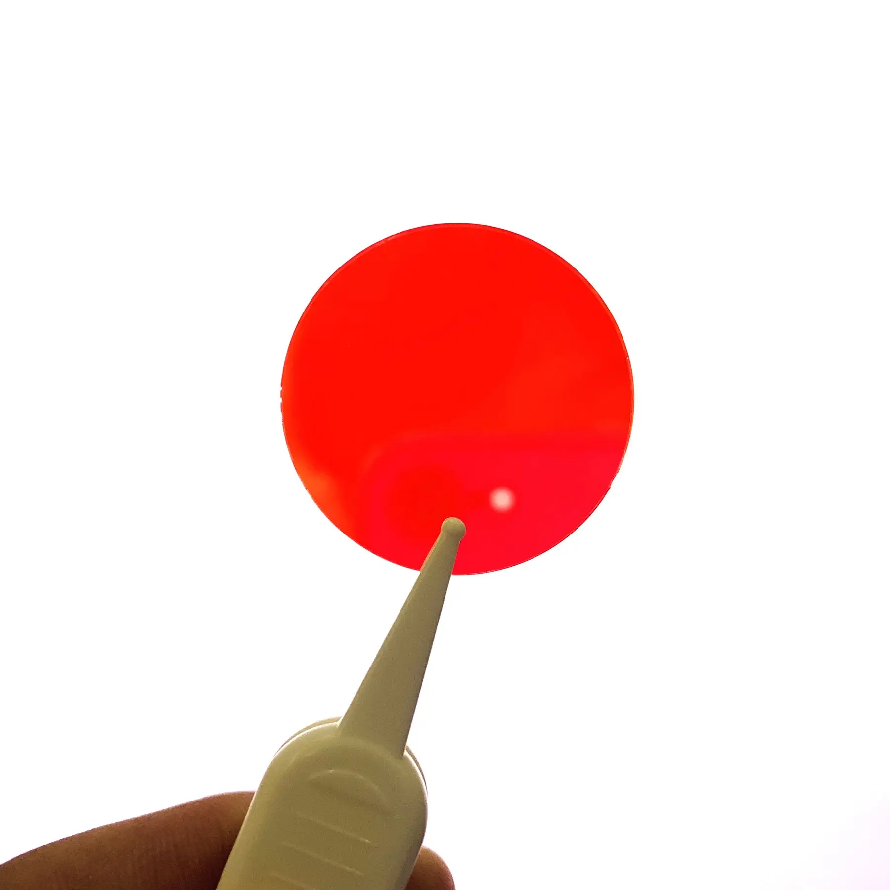 Dimensioni diametro 36mm passaggio luce rossa 635nm vetro filtro passa banda stretta NP635