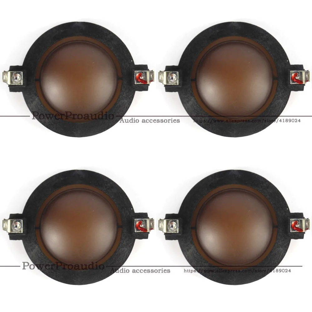 4pcs / Lot neodymium speaker diaphragm DE400 replacement tweeter 44mm voice coil for professional audio