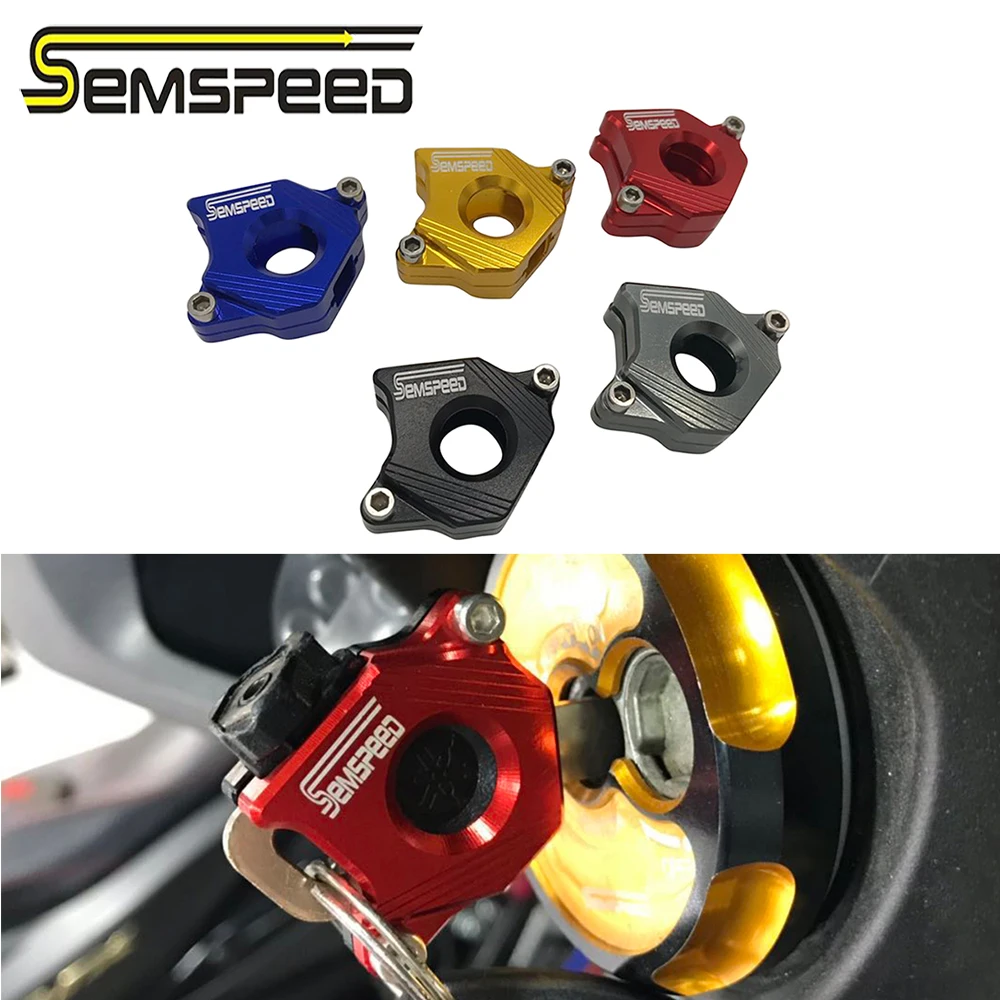 SEMSPEED N-MAX155 125 150 CNC Key Cover Head Bag Cap Holder For Yamaha NMAX 155 NMAX 150 NMAX 125 2015-2020 2016 2017 2018 2019