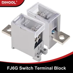 FJ6G Switch Terminal Block Branch Circuit Breaker Junction Box 1-IN Multiple-OUT Air Switches Connector Multi-Circuit Connection