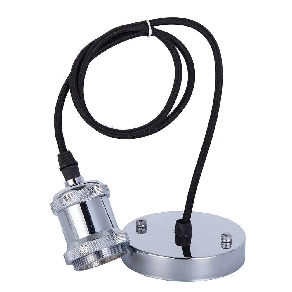 2022 حار بيع قاعدة مصابيح E27 خمر مصباح من طراز قديم حامل قلادة لمبة إضاءة برغي المقبس 6 ألوان