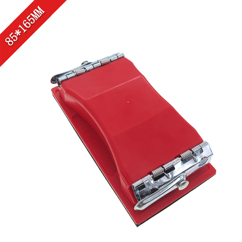 Levigatrice a blocchi abrasivi 85x165mm supporto per carta vetrata in plastica levigatrice a mano decorazione per la lavorazione del legno per lucidare mobili di finitura