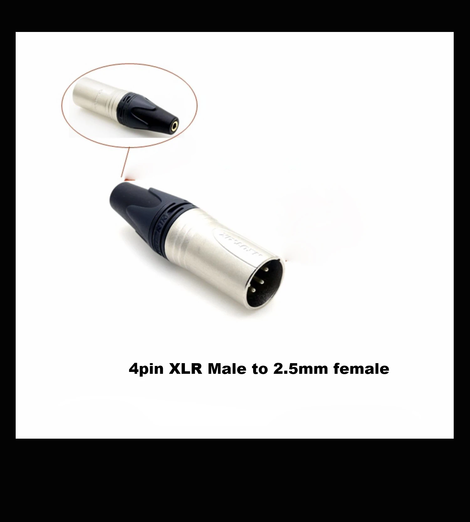 HIFI NEUTRIK 4ขา XLR ถึง4.4มม.3.5มม.2.5มม.Pentaconn อะแดปเตอร์ชายหญิง