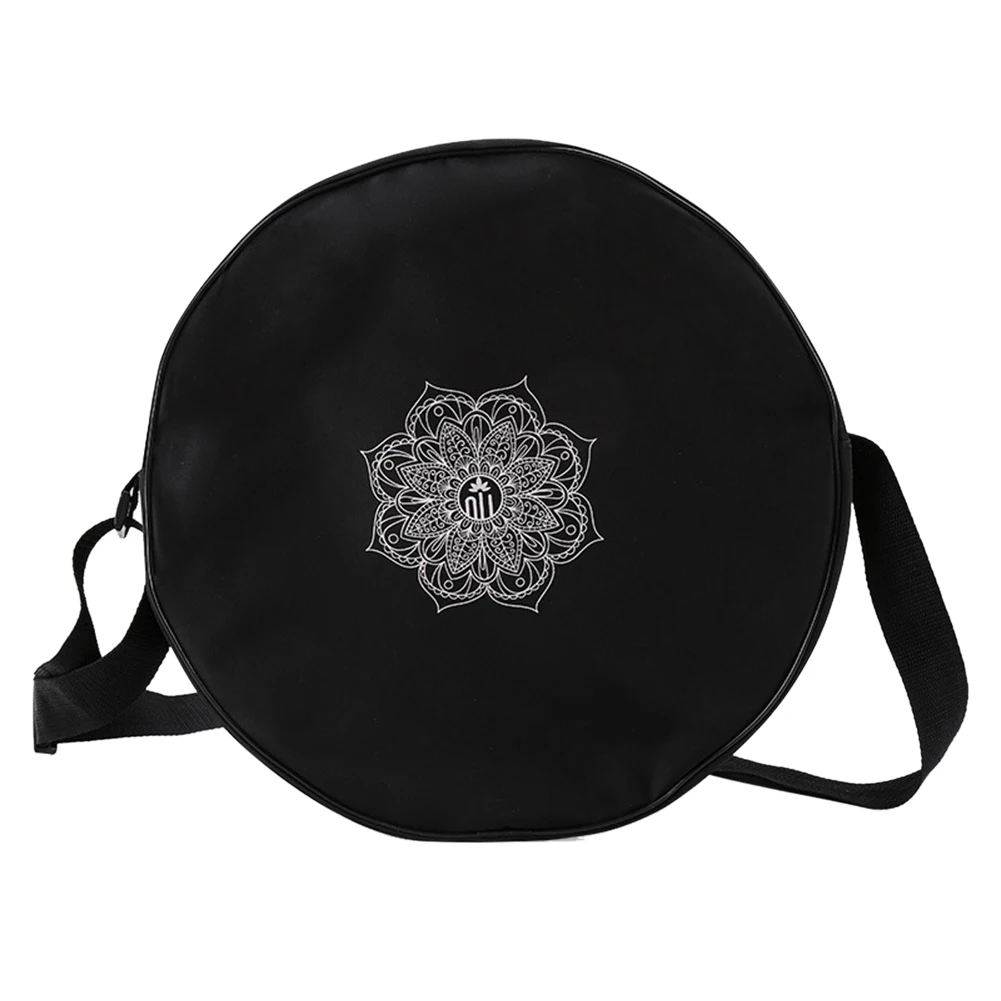 Yoga Wheel Bag Mandala Flower Print Nylon Yoga Circle Bag Large Capacity Double Zipper Pilates Wheel Backpack Yogas Bags