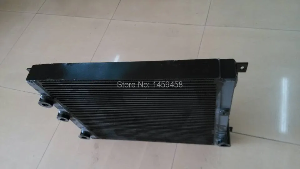 54753918 black plate fin aluminum air cooler water cooler radiator