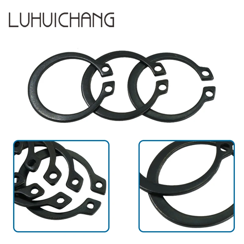 Ring CirclipsLUHUICHANG Outside Lock Snap Retaining ring Circlips Shaft collar Card Card Spring C-type Retaining Ring