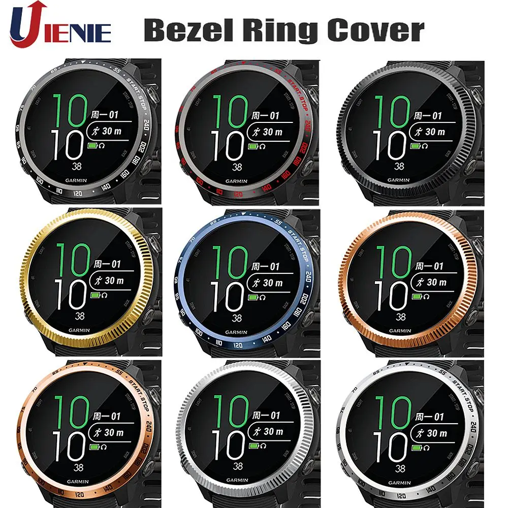 Рамка для часов с кольцом-ободком для Garmin Forerunner 645, музыкальный ободк, чехол для стайлинга, защитный корпус из нержавеющей стали для 645