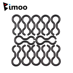 Bimoo 300/200pcs Brass Fishing Quick Snaps Connector Accessories Swivel Fast Link Mould Loop Inserts Sinker Eyes Clip Tackle