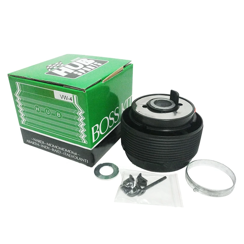 Steering Wheel Hub Adapter Boss Kit For VW-Golf,Poussin, Santana 2000 Model VW-4 Black Color