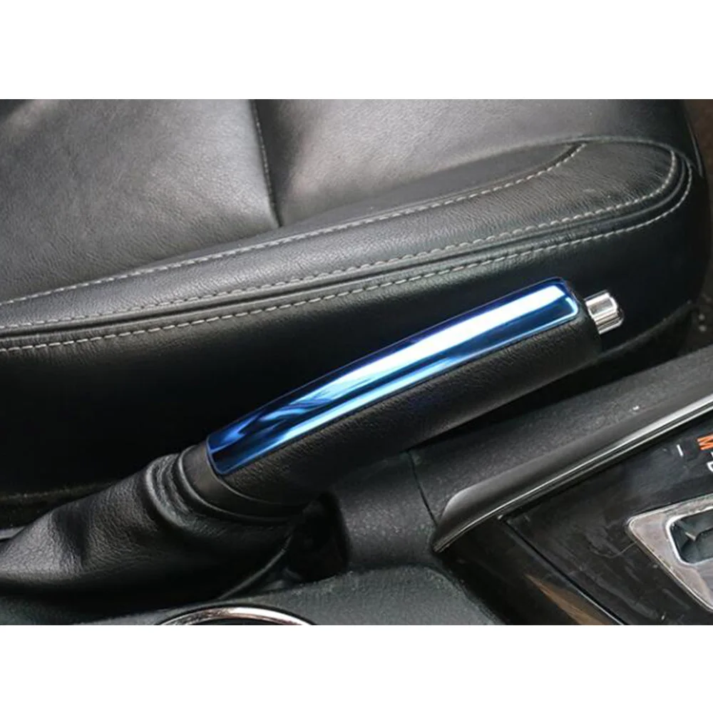 For Toyota Corolla Altis 2014 2015 2016  Car Body Sticker Armrest Handrail Trim Frame Handbrake Handle Cover Parking Brake image 3