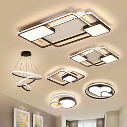 Plafonnier LED au Design Moderne, Éclairage d'Nik, Luminaire Décoratif de Plafond, Idéal pour un Salon, une Salle à Manger, une Cuisine ou un Couloir, Nouveauté