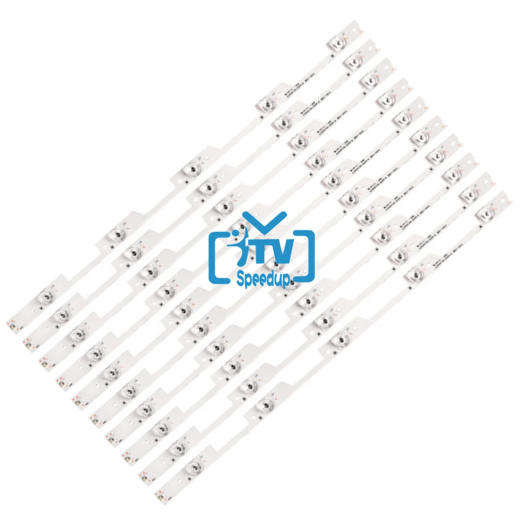 5Set=50PCS LED Backlight Strip 5Lamps JL.D55051330-003GS-M For LED55N3600U LED55N3700U LED55EC680US LED55N39U 55N61U