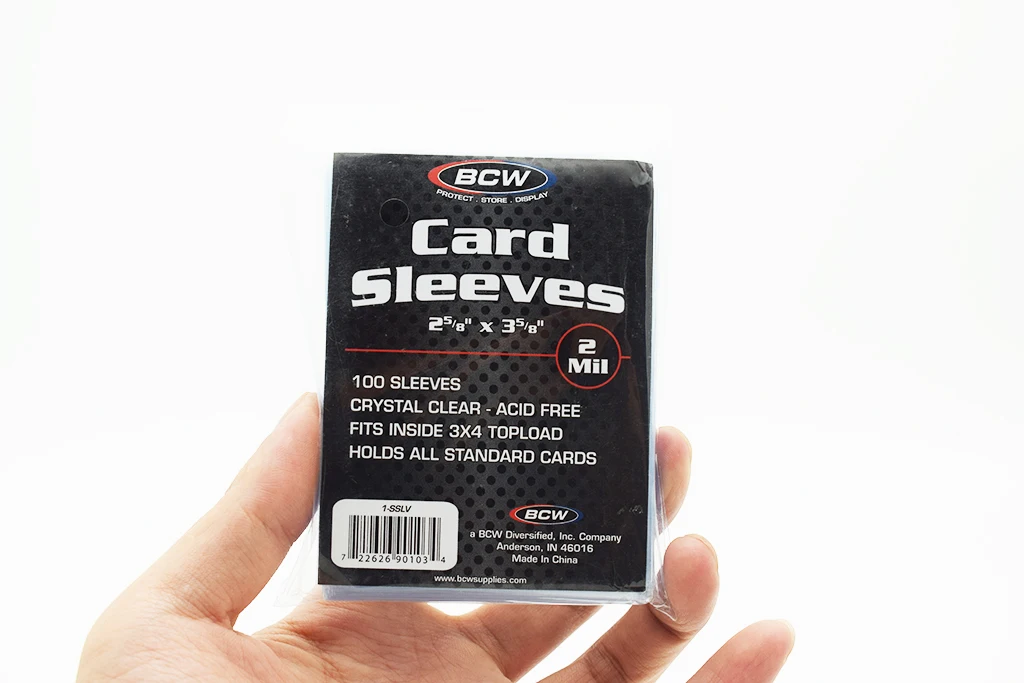 

100pcs/lot BCW 35PT Card Sleeves Holds Standard Size Cards Protect Your Collectibles From Scratches Protect for MTG/TCG