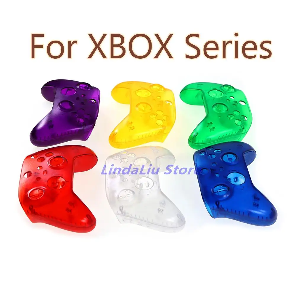 

15sets Transparent Clear Front Case + Back Case Housing Shell Cover Case Faceplate Replacement For Xbox Series X S Controller