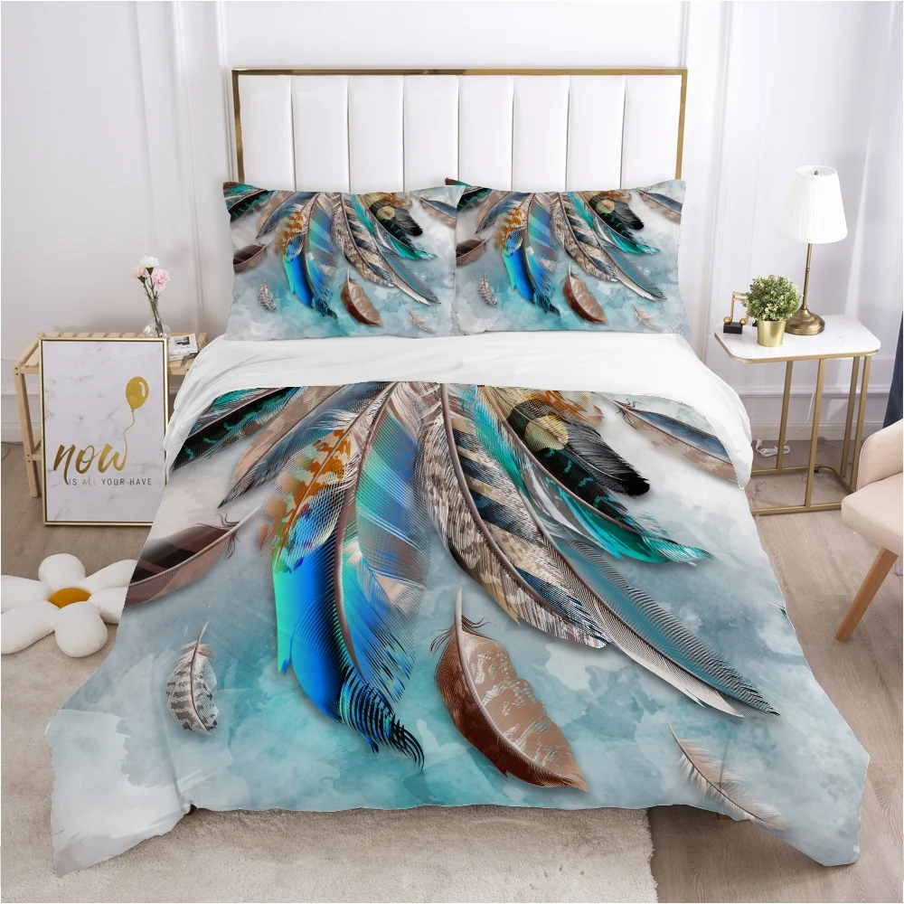 Dreamcatcher bedding set Queen King Full Double Duvet cover set pillow case Bed linens Quilt cover 240x220 200x200 wolf