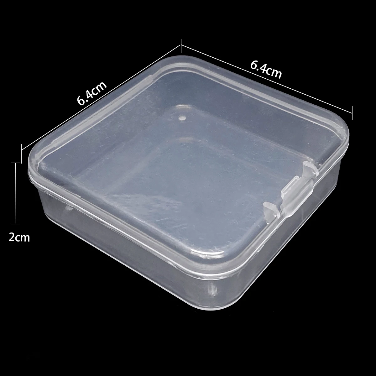 Plastic Jewellery Box with Mirror, Adjustable Storage