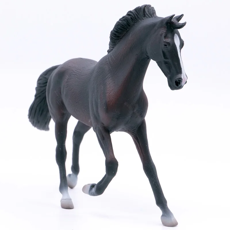 Collecta PVC Farm Animals Figurine, puro-sangue, cavalo preto, escala 1:20, modelo de brinquedo para meninos e meninas, #88478