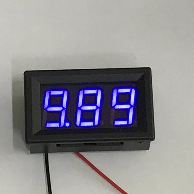Infine tre/Due fili DC voltmetro DC3.5V-30.0V voltmetro digitale 0.56 LED tubo digitale display digitale metro