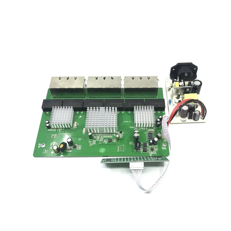 Module de commutateur Ethernet RJ45 24 ports, nouveau modèle OEM, commutateur Hub Lan 10/100/1000mbps, carte mère 24 ports