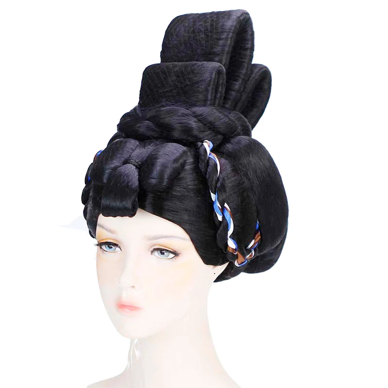 

black funny empress cosplay hair tang dynasty queen hair accessories studio photography supplies masquerade dress up