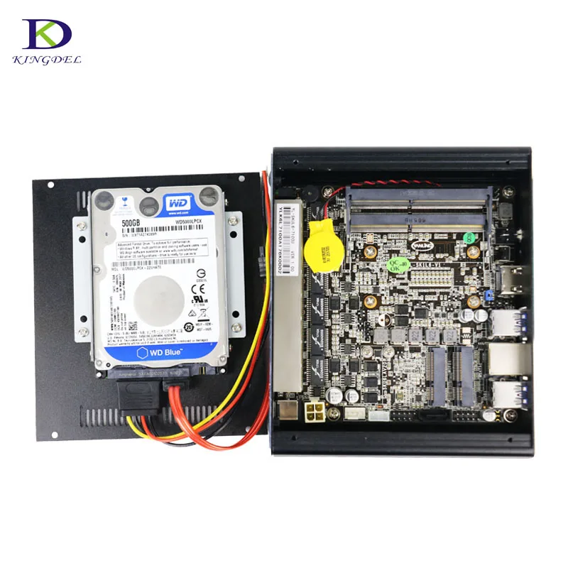 인텔 코어 i5 7200U 미니 PC 6 LAN 인텔 WGI211AT 기가비트 NIC 방화벽 AES-NI Pfsense 리눅스 윈도우 서버 4 * USB3.0 HDMI 1 * RS232