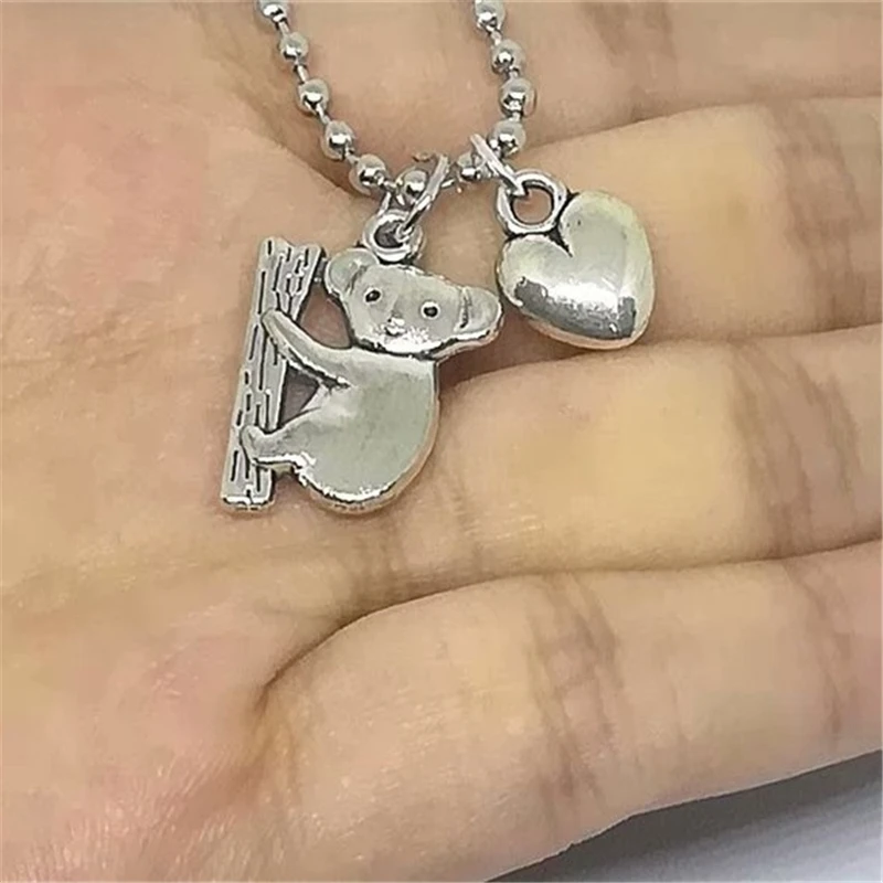 Koala Necklace Koala Lover Animal Lover Gift Koala Gift Koala Jewelry Zookeeper Necklace