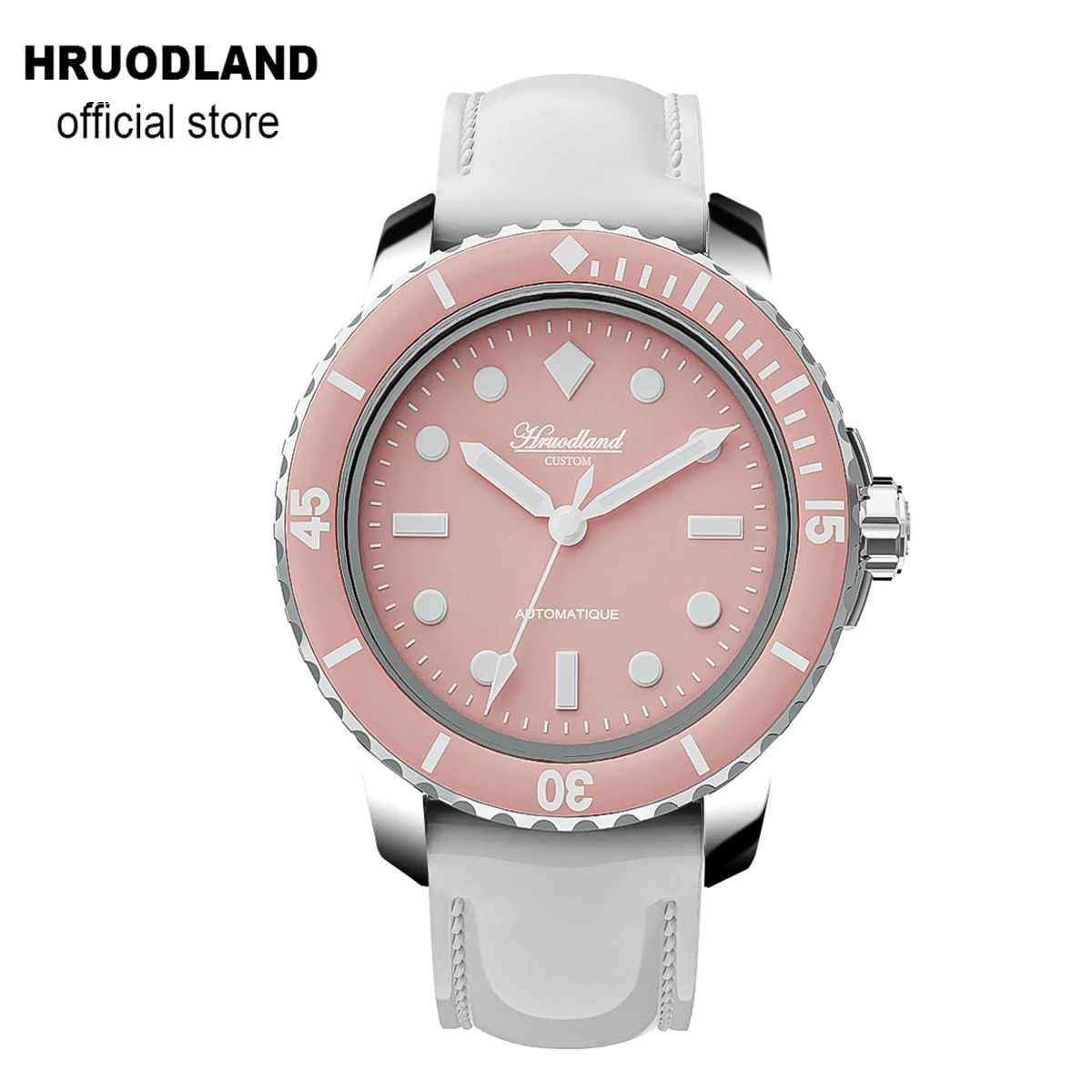 

Hruodland Automatic Fashion Dress Women Watches PT5000 Mov't Sapphire Crystal Stainless Steel Mechanical Waterprooft Watch