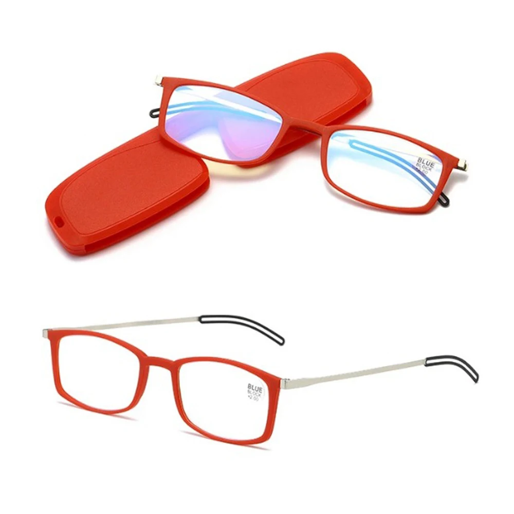 High-end New Portable Anti-Blue Light Reading Glasses Ultra-thin Case For Both Men And Women