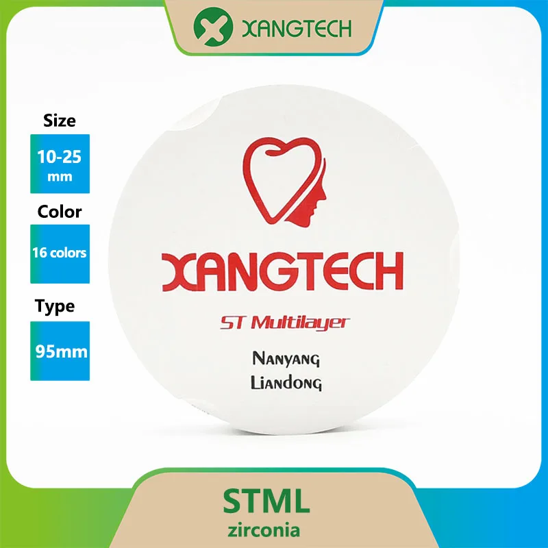 

XANGTECH 95*16mm ST Multilayer Zirconia Block for Denta Lab Special Price