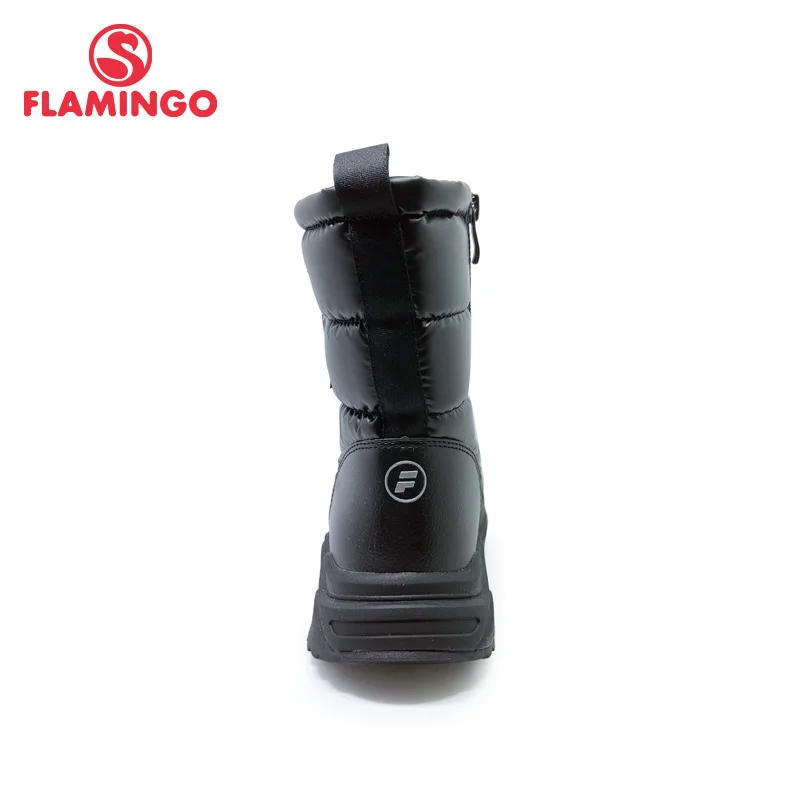 FLAMINGO Winter High Quality Mid-Calf Wool Keep Warm Kids Shoes Anti-slip Snow Boots for Boy Free Shipping 202D-F1-2086