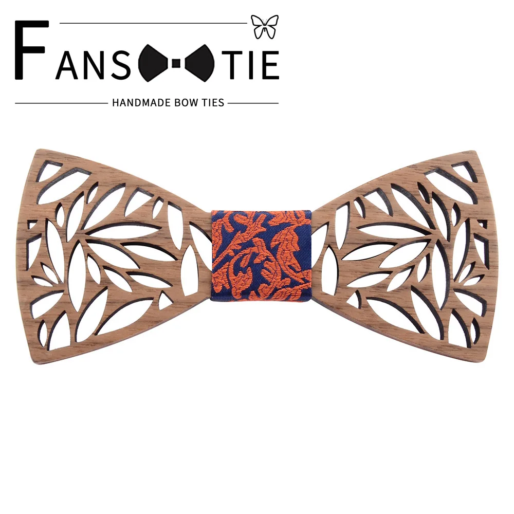 Nœud papillon Floral ajustable, sculpté en creux, accessoire pour cou en bois, Slim, pour mariage, pour hommes, tendance, 2020