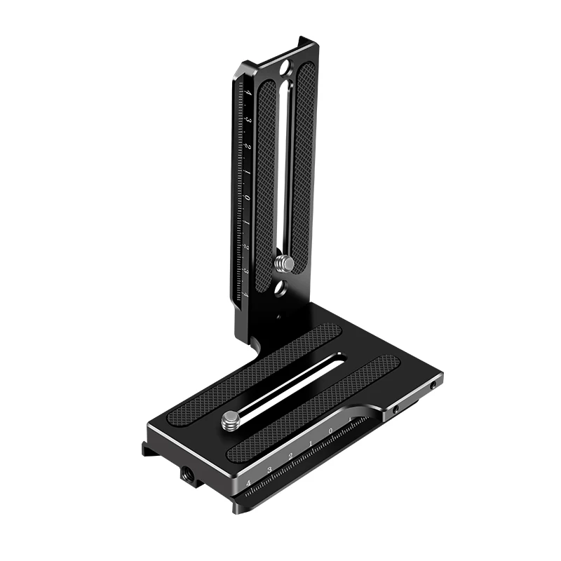 Base universal de liga de alumínio, tipo l, horizontal, vertical, liberação rápida, tripé, cabeça para ronin rs2/rsc2/capinação/manive2