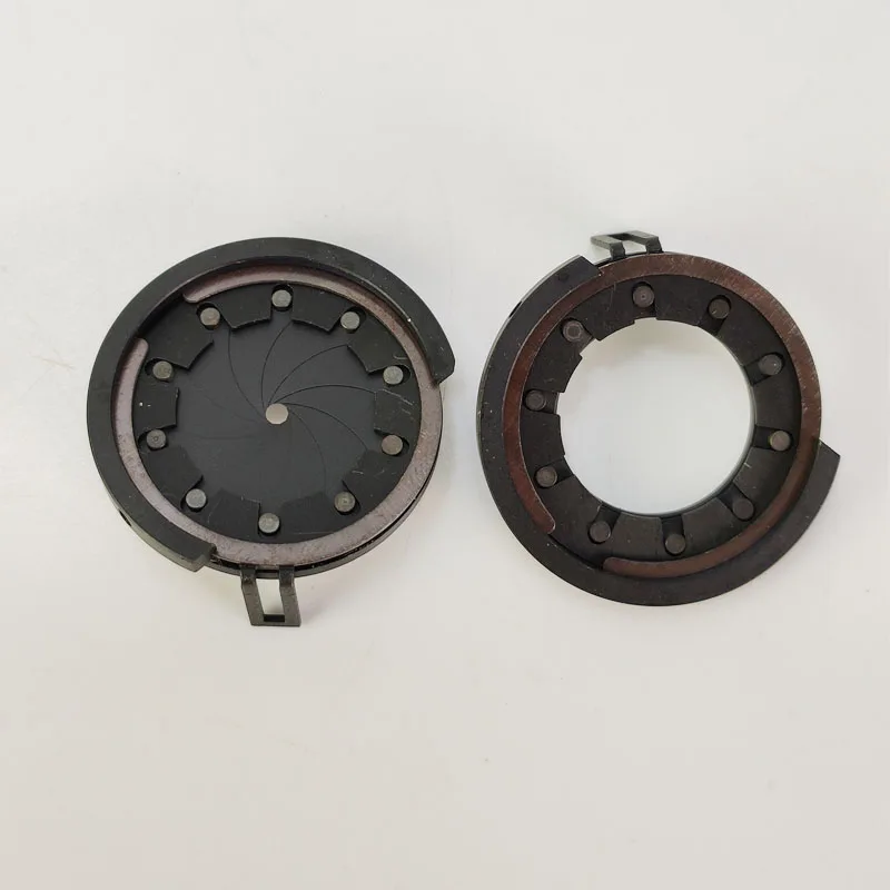 Amplifying Iris Diaphragm with Bracket Metal Manual Zoom Aperture Condenser for Camera Lens Microscope Surveillance Camera